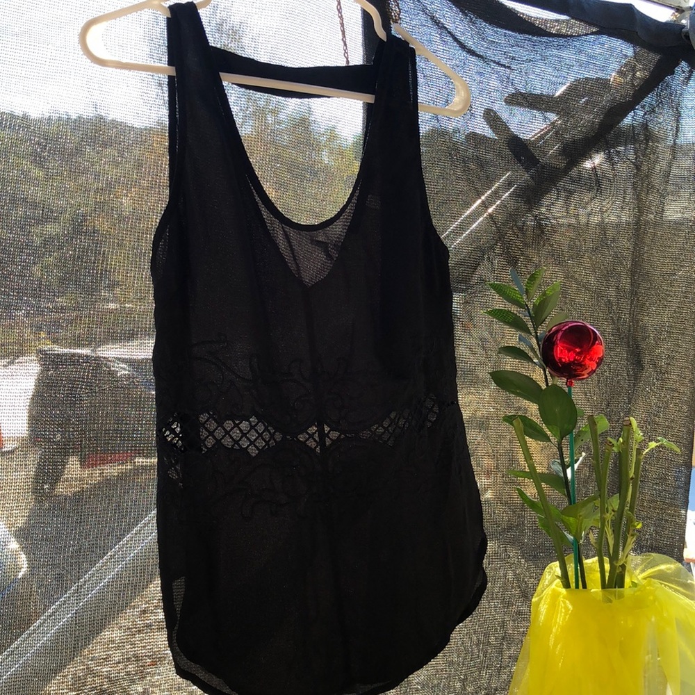 Black Fun to Fun tank top
